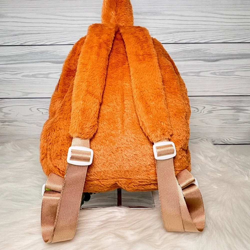 Tan Labubu Plush Backpack‎